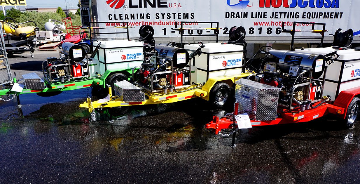 Hot Water Pressure Washer Trailer System