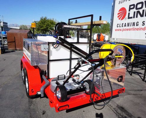 wash power soft trailer 23hp pressure